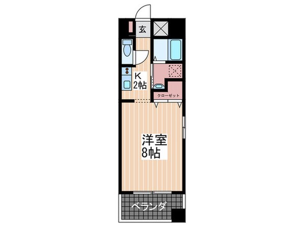 アヴニ－ル東雲の物件間取画像